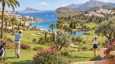 Illustration: Golflandskap inspirerade av Alicante och Marbella